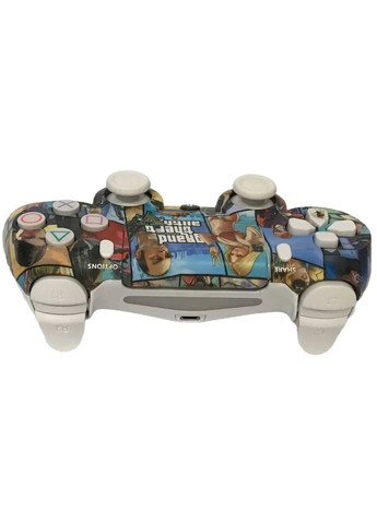 Игровой контроллер беспроводной Motor Vibration 4 Wireless Controller PS4/PC Grand theft Auto (2104618743) Double (367056621)