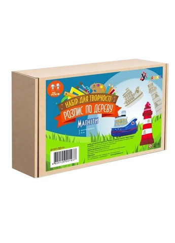 Набор детского творчества Роспись по дереву «Магниты-мечта моряка» РД-010 УМНЯШКА (367185430)