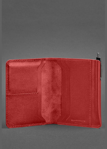 Шкіряне портмоне 2.0 червоне (A-028054) BlankNote (328444897)