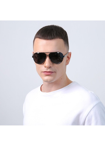 Солнцезащитные очки с поляризацией Авиаторы мужские 734-593 LuckyLOOK 734-593M (323016838)