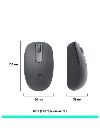 Мишка (910-007459) Logitech M196 Bluetooth Graphite (366698791)