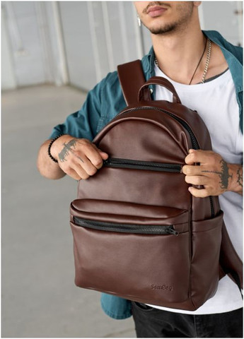 Рюкзак унисекс Zard LKT шоколад (R-25058020m-VS) Sambag (302450320)