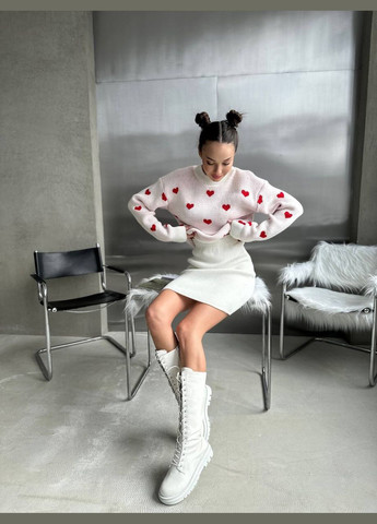 Стильный вязаный костюм Сердце Vakko (311504365)