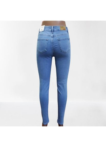 Джинси ItsBasic жіночі високі вузькі стрейч 26 блакитні Its Basic - (363053998)