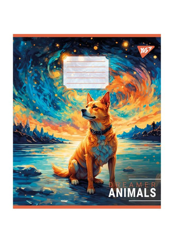 Тетрадь 18 л. линия " " / Dreamer animals Yes (342415726)