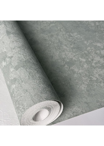 Обои метровые 158-18 серо-зелёные виниловые на флизелиновой основе 1,06×10,05 м Wall Color (372843461)