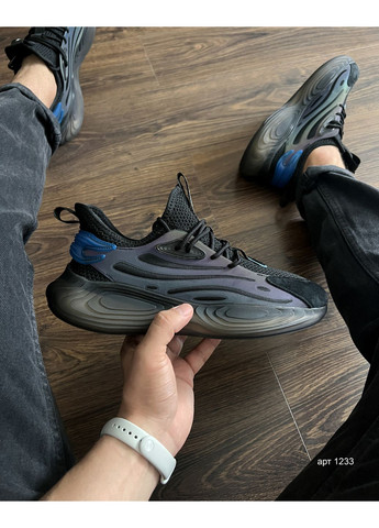 Черные летние мужские кроссовки black Restime Reflektive