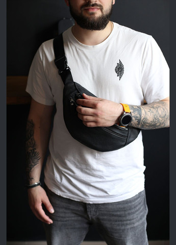 Сумка мужская бананка кожаная SKILL (298875790)