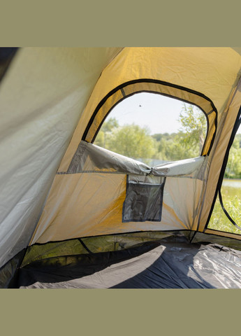 Палатка туристическая шестиугольная трехместная 240*210*130 см. LUGI (341325835)