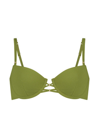 Зеленый летний купальник (лиф, трусики) Hunkemoller