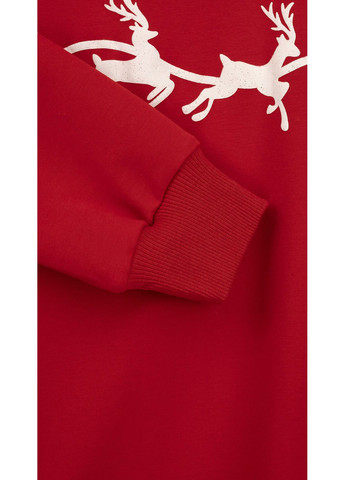 Aura Style світшот з принтом для дівчинки 1089 158 см shop (2000999331367) червоний повсякденний