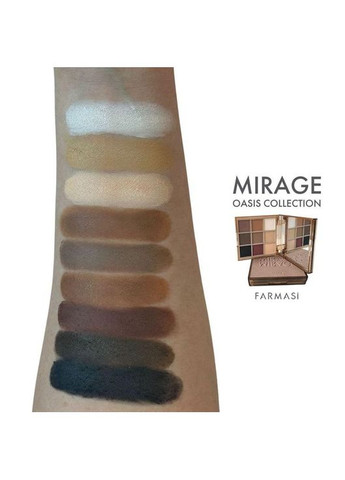 Палетка теней Oasis Mirage 8,1 г Farmasi (322167168)