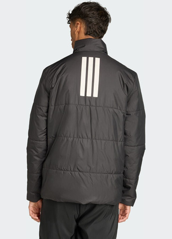 Черная демисезонная куртка bsc climawarm 3-stripes insulated adidas