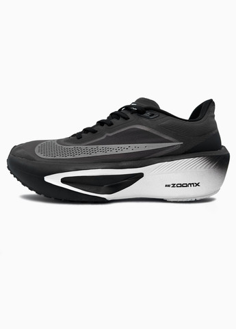 Черные демисезонные кроссовки мужские nike zoom fly 6 black grey | найк зум флай 6 черные No Brand