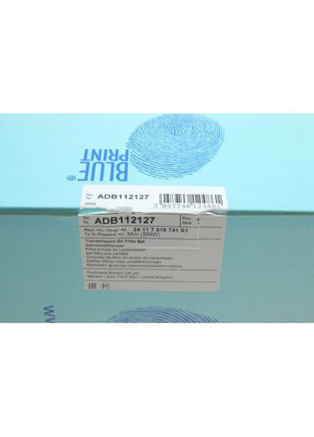 Фильтр АКПП Mini (R50/R53/R52) 1.6 01-08 (с прокладкой)) ADB112127 (opt-om) Blue Print (366180604)
