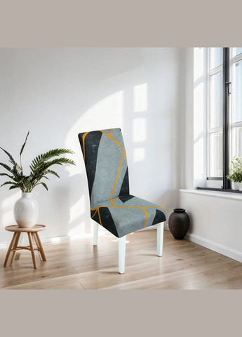 Чехол для стула универсальный трикотажный (83167) Love You (334714145)