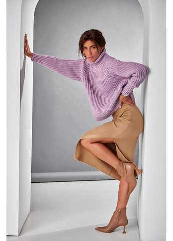 Жіноча в’язана спідниця з асиметричним розрізом (2435) Triko Bakh (355262227)