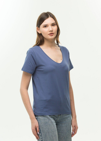 Синяя всесезон футболка женская Наталюкс 41-2359