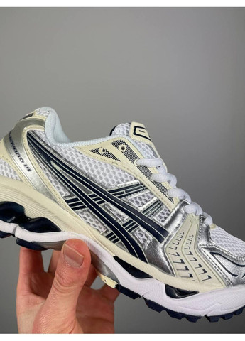 Бежевые демисезонные кроссовки мужские asics gel-kayano 14 white midnight асикс гель каяно 14 No Brand