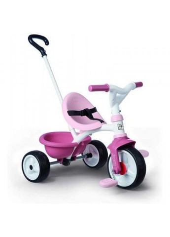 Дитячий велосипед Be Move 2 в 1 з багажником Рожевий (740332) Smoby be move 2 в 1 с багажником розовый (271557399)