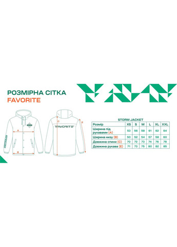 Синя демісезонна куртка штормовка blue Favorite