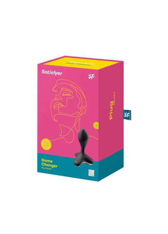 Анальна пробка з вібрацією Game Changer Black Satisfyer (317256575)