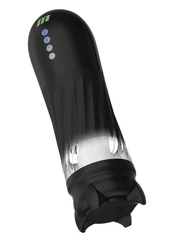 Вібромастурбатор у колбі автоматичний M for Men з підігрівом, чорний, 33 см Blush (361670250)