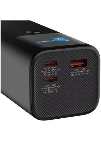 Батарея универсальная PB2010 27000mAh PD/3.1/140Wh, in/out2xUSB-C PD/140W, outUSB-A/22.5W (CNE-CPB2010DG) Canyon PB-2010 27000mAh PD/3.1/140Wh, in/out2xUSB-C PD/14 (300672168)