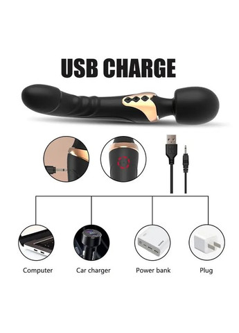 Потужний Вагінально-кліторальний вібратор ToyJoy 2 New, подвійний стимулятор на акумуляторі для жінок білий No Brand (316531065)