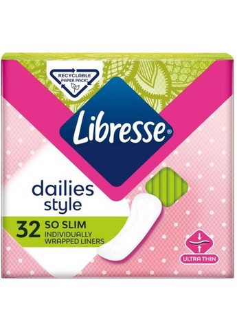 Прокладки Libresse Dailies Style 32 шт. (268144572)
