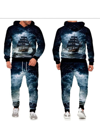 Спортивный костюм мужской корабль море Яскраво (322720624)