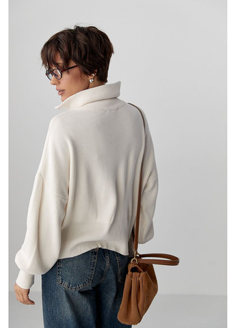 Молочный демисезонный кардиган Lurex