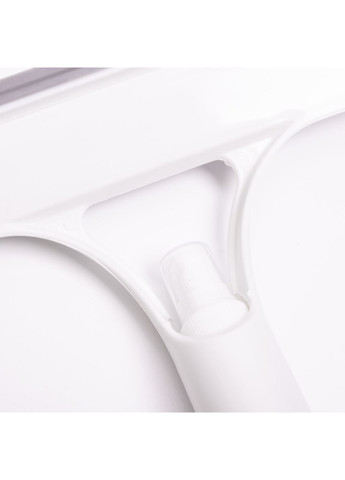 Швабра-щітка з пульверизатором і скребком для миття вікон, дзеркал та гладких поверхонь Біла HP-35015-26W Household (372155208)