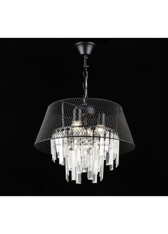 Люстра кришталева підвісна в стилі лофт B S2452/4 BK Sirius (342072330)