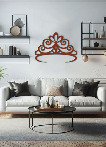 Картина лофт, настенный декор для дома "Корона принцессы", декоративное панно 30х20 см Woodyard (292013336)