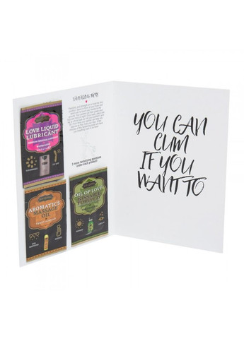 Подарункова листівка з набором Сашетів та Конверт на День Народження Sutra Kama (304996110)