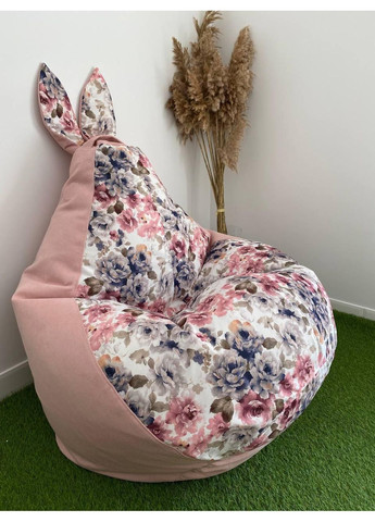 Кресло - мешок груша Зайка, L - 120х90 Katania 5+Римини 102 SkyPuff (361258511)