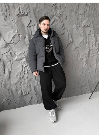 Графитовый зимний Пуховик Vakko