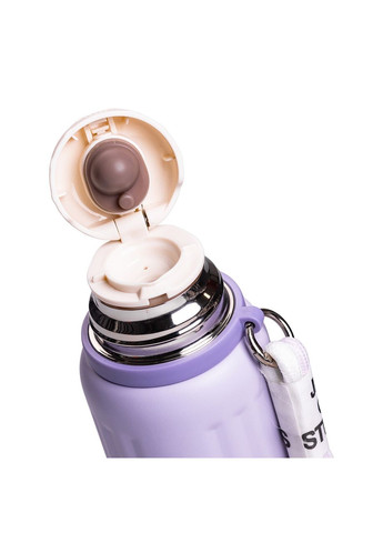 Термос Enjoy з нержавіючої сталі 600 мл бузковий HP-14-9V Jooki (358706624)