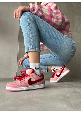 Белые демисезонные кроссовки мужские nike sb dunk low strangelove найк сб данк No Brand