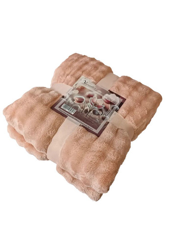 Плед Рельефный Солнечный фрукт VS-PR-3000F 150х200 см персиковый Versailles (368764651)