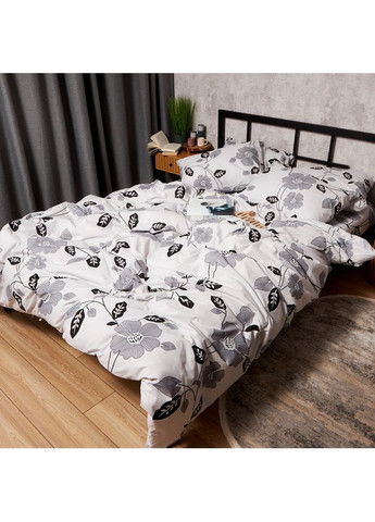 Комплект постільної білизни Бязь Gold Люкс євро 200х220 наволочки 2х70х70 (MS-820009427) Moon&Star Misty Petals (356115452)