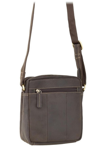 Сумка планшет через плече чоловіча з натуральної шкіри маленька Коричневий 37441 Visconti (352527447)