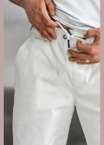 Белые демисезонные брюки Teamv
