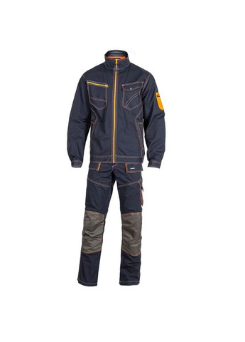 Синяя демисезонная рабочая куртка sheffield (m, синий) полиэстер (25376) Sizam