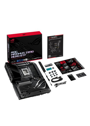 Материнская плата ROG MAXIMUS Z890 HERO BTF s1851 Z890 4xDDR5 M.2 Thunderbolt HDMI Wi-Fi BT ATX BTF 90MB1KG0-M0EAY0 Asus (360793513)
