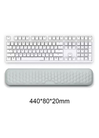 Ергономічний килимок підставка під зап'ястя рук для миші та клавіатури з ефектом пам'яті 1 шт Neon (362577124)