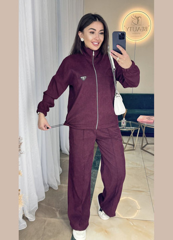 Костюм мікровельвет штани та кофта No Brand (345643541)