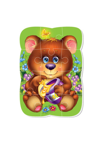 Пазлы магнитные А5 Малыш сможет "Медвежонок" VT3301-04 (укр) Vladi toys (293154115)