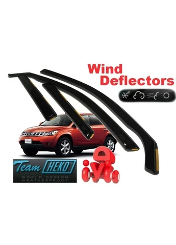 Дефлекторы окон вставные для NISSAN MURANO (Z50) 2002-2008 Team Heko (398186121)